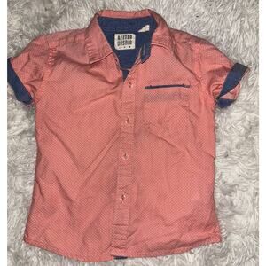 Better Unsaid Boys Sz. 3T Short Sleeved Button Down. Great Colors, Fun